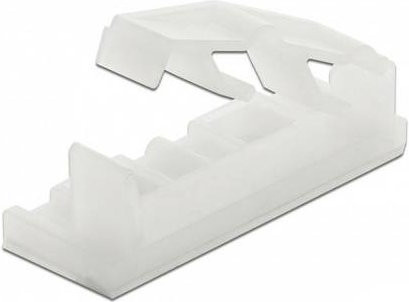 Delock Flachbandkabelhalter 60179 Transparent 10 Stück - Bild 1