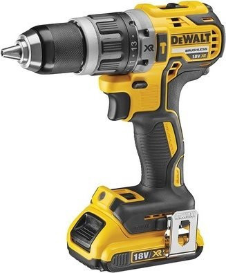 DeWalt DCD796D2-QW Akku-Bohrschrauber Set in Schwarz-Gelb mit 2 Akkus, 18 V, 70 Nm und 13 mm Bohrfutter - Bild 1