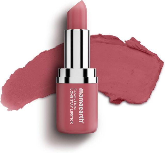Mamaearth Cremiger Matt-Lippenstift, Rose Nude, 4,2g - Bild 1