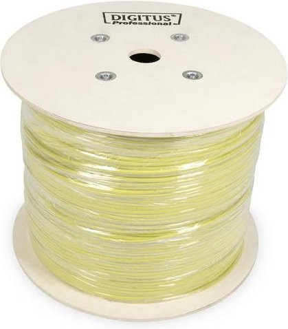 Digitus Netzwerkkabel CAT 7a S/FTP Ethernet/LAN Gelb 1000m - Bild 1