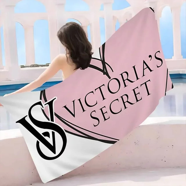 Potdemiel Mikrofaser-Strandtuch in Pink, schnelltrocknend und saugfähig für Yoga, Schwimmen und Resort - Bild 1