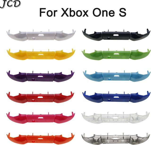 Jcd Ersatz-Trigger-Buttons und Mittelknopf-Set für Xbox One S Slim Controller in Lila - Bild 1