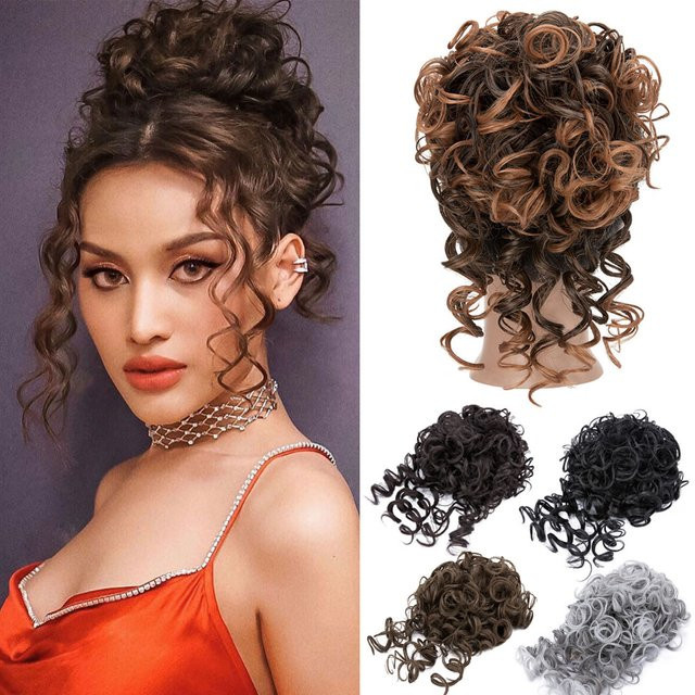 Snoilite Messy Bun Haarteil, Ombre, Damen - Bild 1