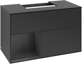 V&B Waschtischunterschrank Finion 100 in Blau lackiert, B/T/H: 100 x 50,1 x 50,1 cm - Bild 1