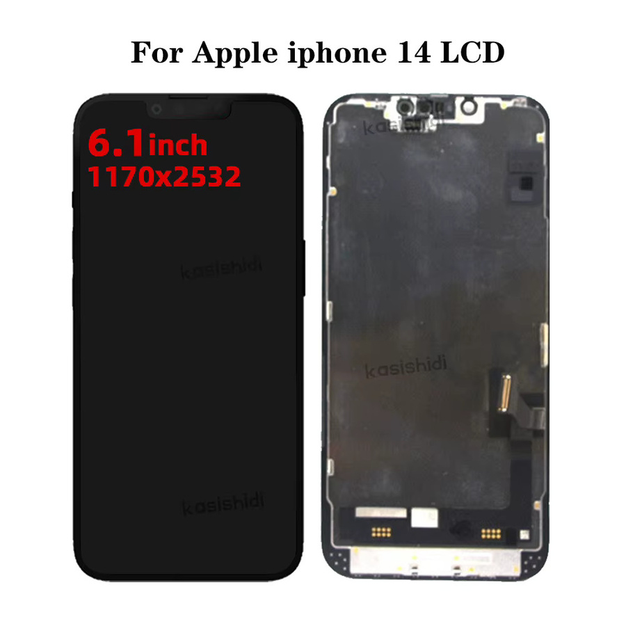 Apple OLED LCD Touchscreen Ersatz Display mit 3D Digitizer für iPhone 14, 14 Plus, 14 Pro und 14 Pro Max in Schwarz - Bild 1