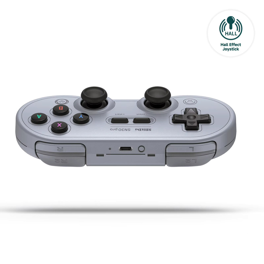 8Bitdo SN30 Pro Wireless Bluetooth Gamepad Controller in Grau für Nintendo Switch, PC, MacOS, Android und Steam - Bild 4