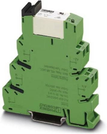 Phoenix Contact PLC-RPT-230UC/21HC Interfacerelais, Farbe: Grün, 220 V/DC, 230 V/AC, 10 A, 1 Wechsler, 10 Stück - Bild 1
