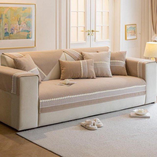 Super Six Universal Sofakissen aus Chenille, rutschfest und modern, B/B: 70 x 70 cm - Bild 1