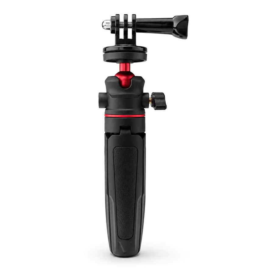 YUXI Mini Ausziehbarer Stativ-Selfie-Stick mit Kugelkopf-Halterung für DJI Osmo Pocket, Insta360 und GoPro, Schwarz - Bild 3