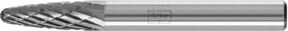 PFERD Hartmetall Frässtift Rundbogen RBF Ø 06x18mm Schaft-Ø 6mm Z3P HICOAT universal silber - Bild 1