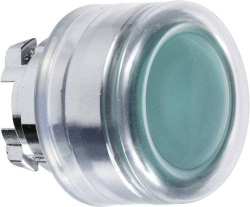Schneider Electric ZB4BW533 Leuchtdrucktaster-Frontelement mit 1 Taste und Druckentriegelung in Grün aus Metall - Bild 1