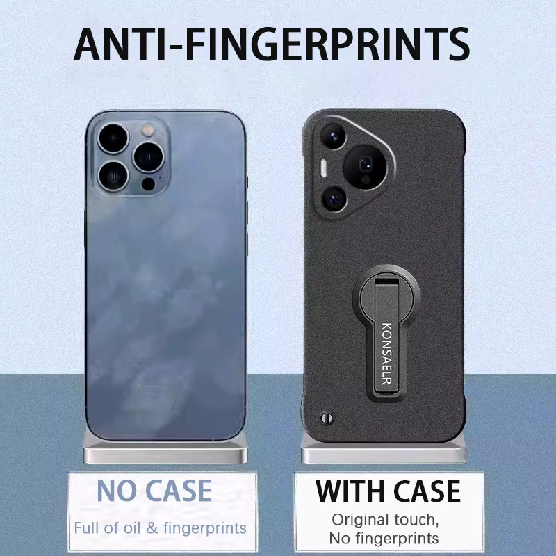 LYYDFUMAN Rahmenlose Handyhülle aus mattem PC für Realme GT NEO 2 3 3T 6 SE GT6 6T 5 Pro in Purple - Bild 3