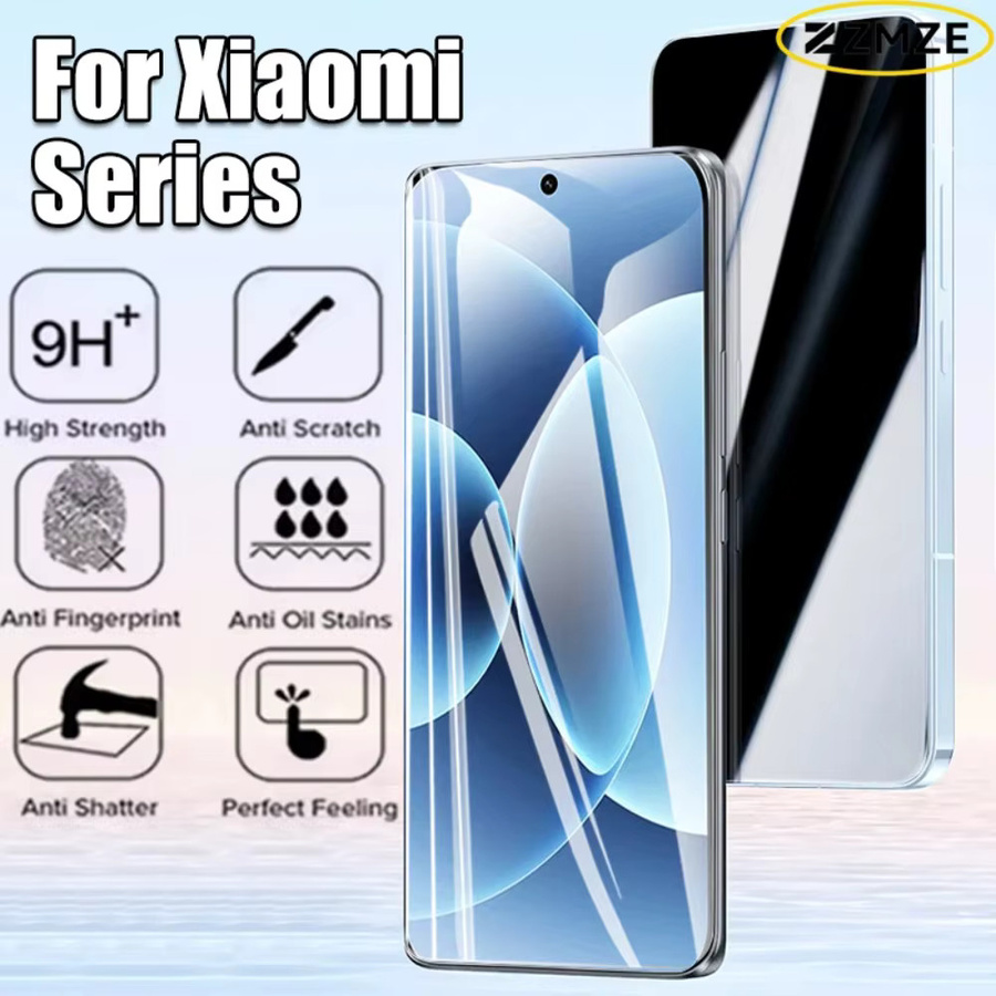 Panzerglas Displayschutzfolie für Xiaomi 17 Pro Max 15 14 13 12 11 15T 14T 13T 12T 11T in Transparent und Schwarz mit glatter Textur und hochauflösendem Display-Schutz - Bild 3