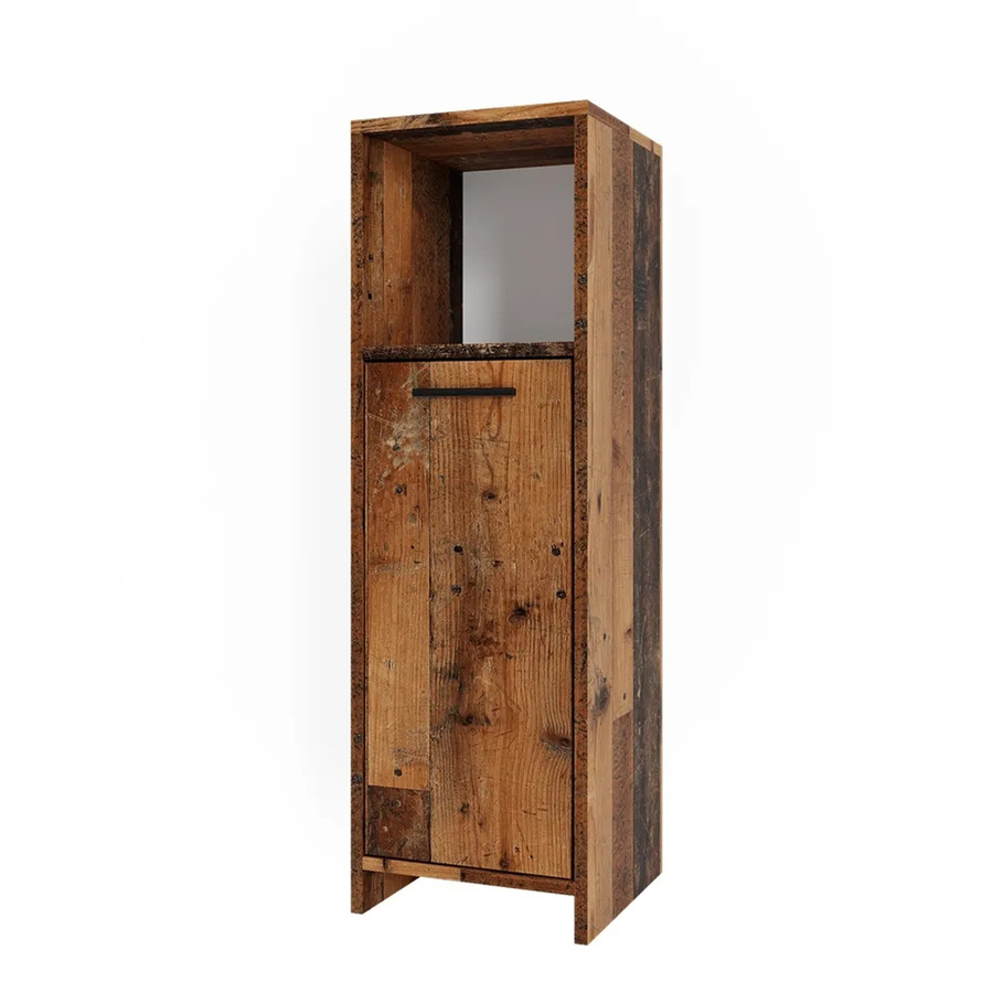 Vicco Midischrank Kiko Old Style Badschrank in Eiche Rustikal Braun, B/T/H: 30 x 30 x 95 cm - Bild 3