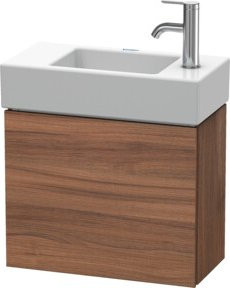 Duravit L-Cube Waschtischunterschrank wandhängend Nussbaum Natur B: 48 cm, T: 24 cm, H: 40 cm - Bild 1