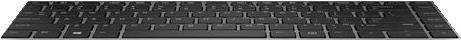 HP Ersatztastatur Notebook mit ClickPad in Schwarz für ProBook 640 G4 und 645 G4 (L09547-B31) - Bild 1