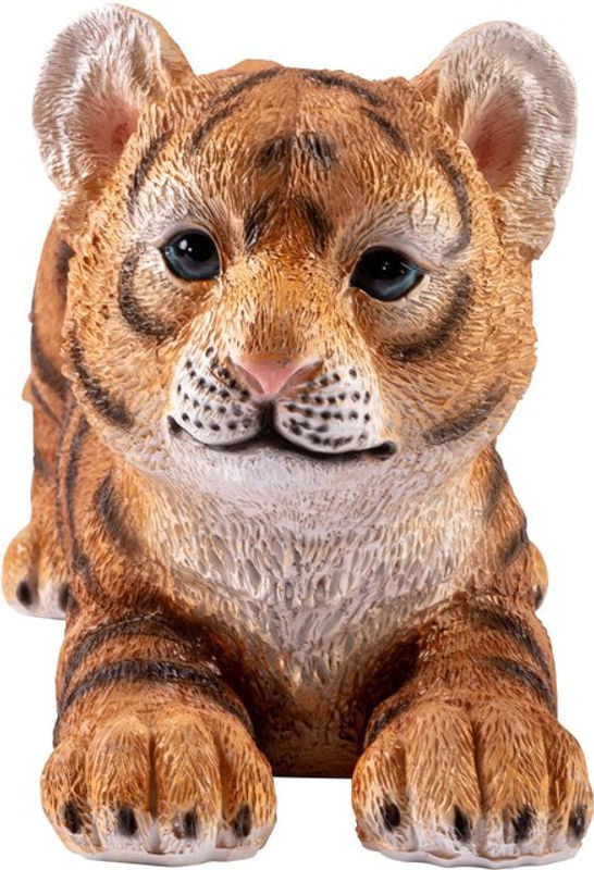Dekofigur Tigerbaby von viva domo in Orange und Schwarz aus Kunstharz - Bild 1
