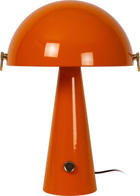 Lucide Tischleuchte BARONE in Orange, dimmbar, modernes Design mit E27 Fassung - Bild 1