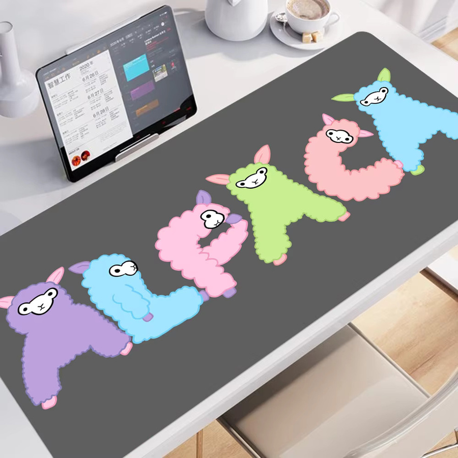 Lama Alpakas Custom Skin Tischmatte Multicolour Mousepad für PC und Tastatur - Bild 3