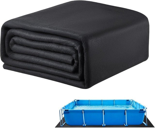 Buying Solutions MB Rechteckiger Pool-Liner-Schutz aus recyceltem Geotextil in Schwarz, B/T: 487,7 x 975,4 cm - Bild 1