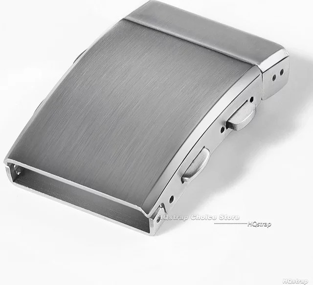 HQstrap Uhrenverschluss Edelstahl, Silber, Unisex - Bild 1