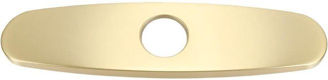 Fishine Wasserhahn-Wannenrandplatte aus Edelstahl in Gold für Badezimmer und Küche - Bild 1