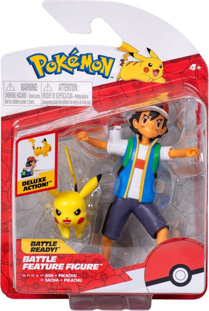 Pokémon Battle Feature Figur Ash & Pikachu - Bild 1