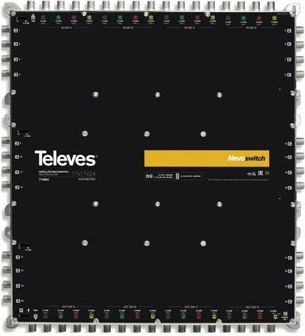 Televes MS1724C SAT Multischalter in Schwarz - Bild 1