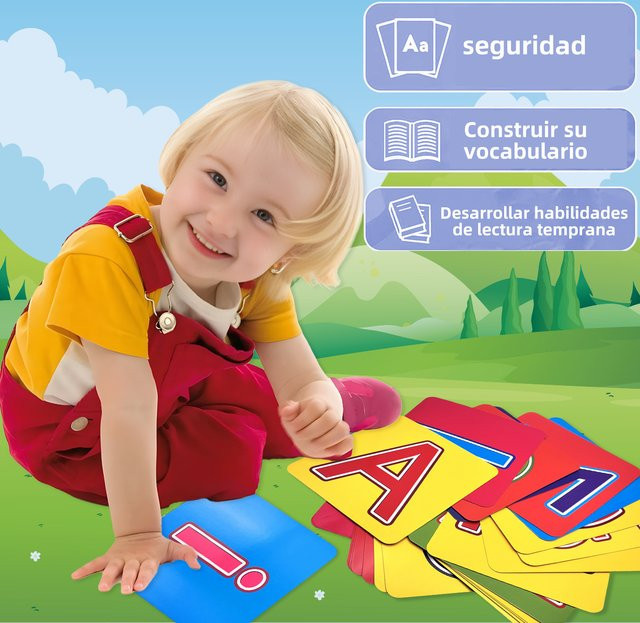 Teeny Baby Spanische Alphabetkarten für die Säuglingserziehung - Bild 1