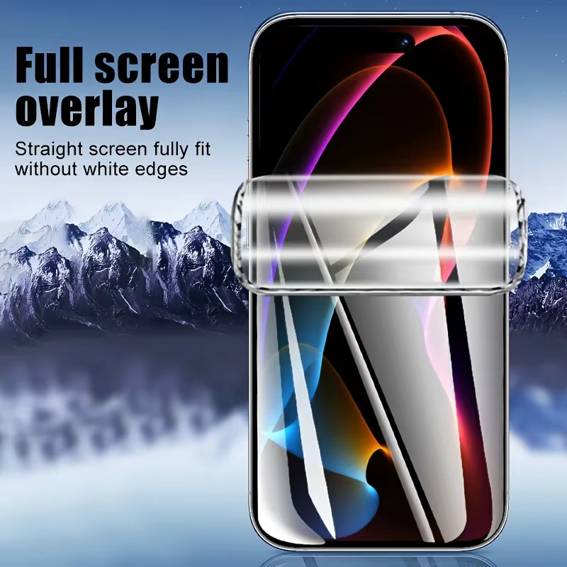 Weiche Hydrogel Displayschutzfolie für Xiaomi Redmi Note Serie in Transparent - Bild 2