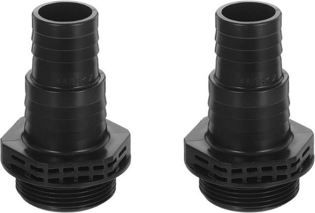 Cyprinoid Pumpenadapter 32/38mm für Umwälzpumpen und Poolpumpen, Ersatzteil für SPS100 SPS75 SPS50 SPS25, Farbe: Schwarz - Bild 1