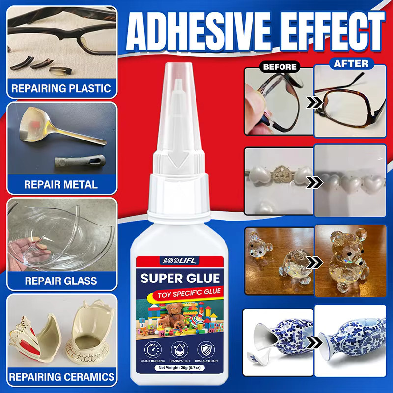 LOOLIFL Universalkleber transparent für Reparaturen an verschiedenen Materialien und Spielzeugen - Bild 5