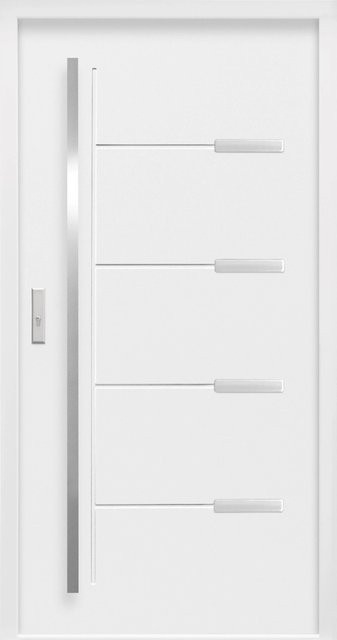Sicherheits-Haustür Splendoor ThermoSpace Oslo Prime RC2 in Weiß, B/H: 110 x 210 cm, Anschlag Links - Bild 1