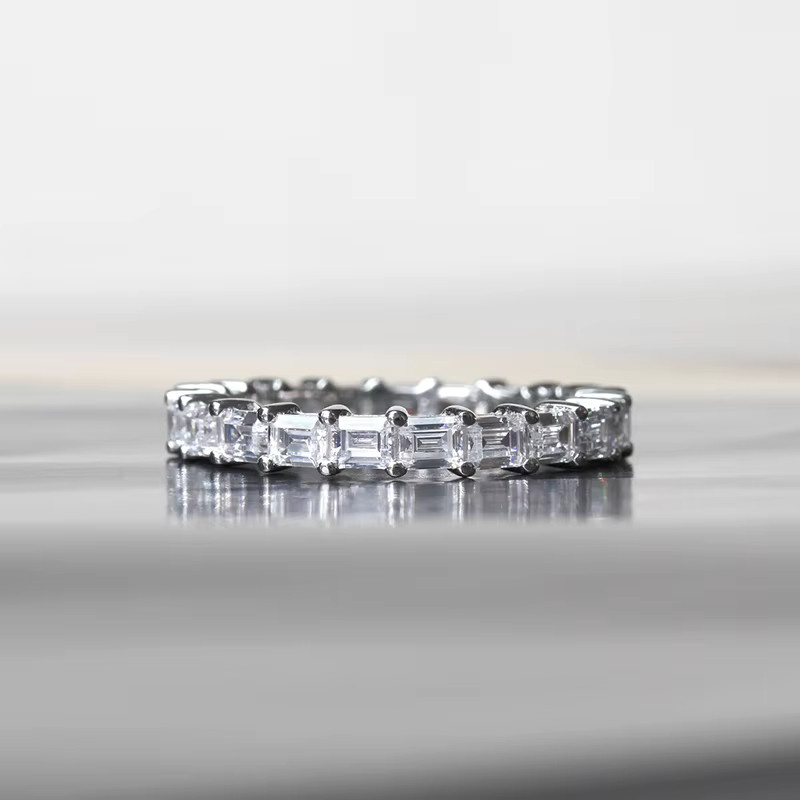 Huitan Fingerring, Zirkonia, Silber, Damen - Bild 3