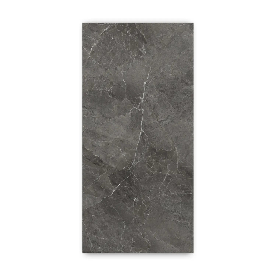 Walllux Duschrückwand in Marmor-Optik Dunkelgrau aus Alu-Verbund, B/H: 100 x 210 cm, Stärke: 3 mm - Bild 2