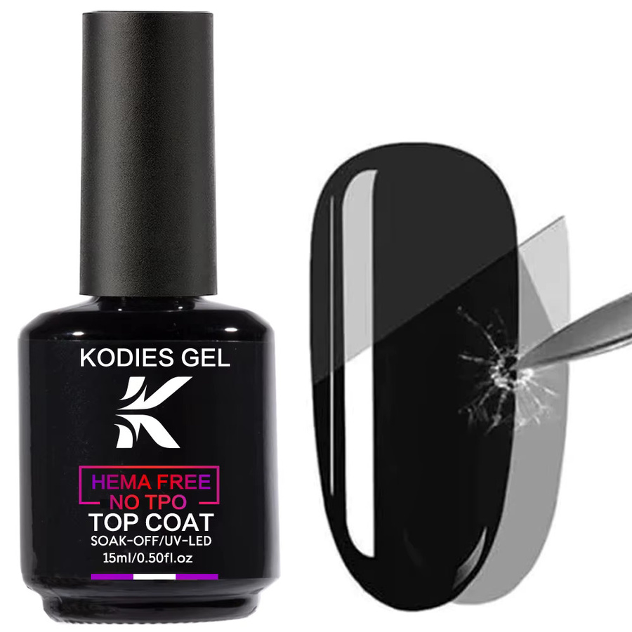 KODIES TPO Free Top Coat UV-Gel-Nagellack, Glänzend - Bild 2