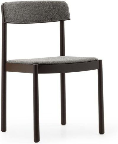Normann Copenhagen Timb Stuhl aus Holz in Braun mit Stoffbezug - Bild 1
