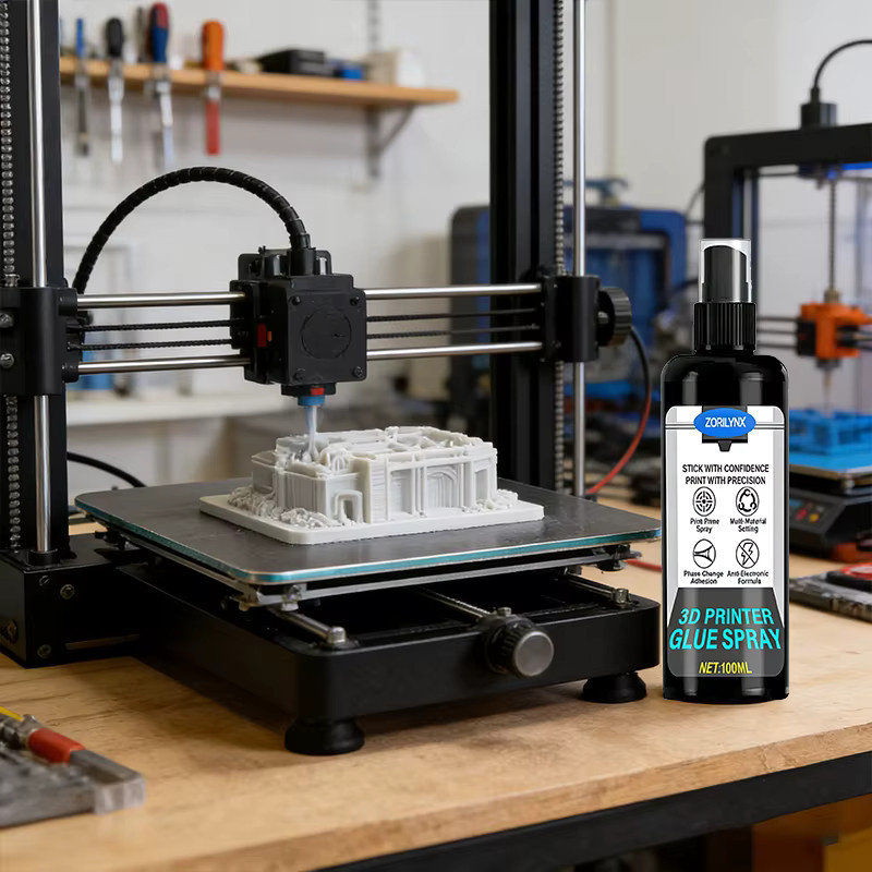 3D-Druck-Klebespray Anti-Verzug-Flüssigkleber für Glas- und PEI-Druckbetten in Schwarz zur einfachen Entfernung für PLA, ABS und PETG - Bild 3