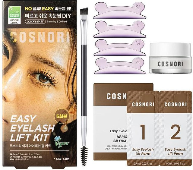 Cosnori Wimpernlifting-Kit, 5 Stück, beige, Unisex - Bild 1