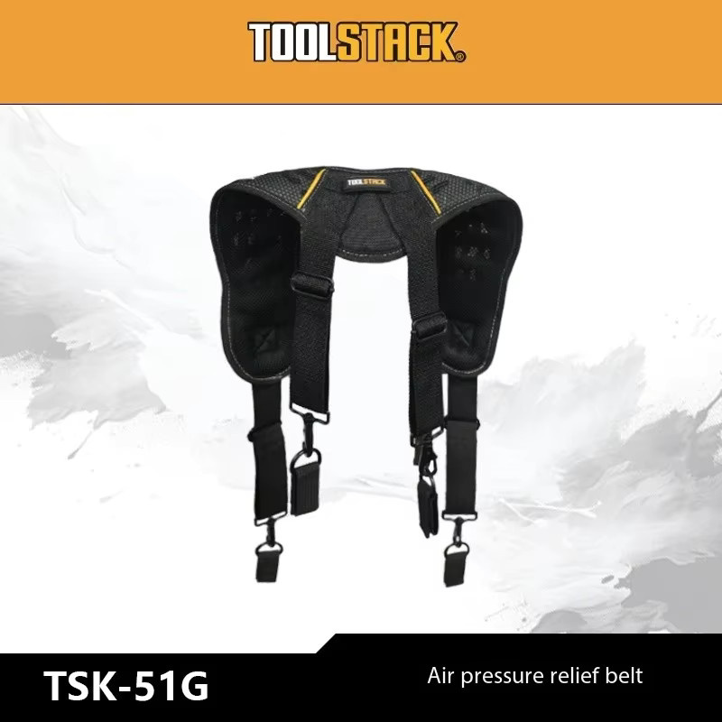 TOOLSTACK Schwerer Konstruktionsgurt aus gepolstertem Oxford-Stoff mit Schultergurt und verstellbaren Hosenträgern - Bild 3
