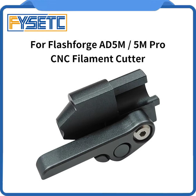 Flashforge AD5M und 5M Pro CNC Filament Cutter Ganzmetall Extruder Kopf Upgrade Zubehör in Schwarz - Bild 1