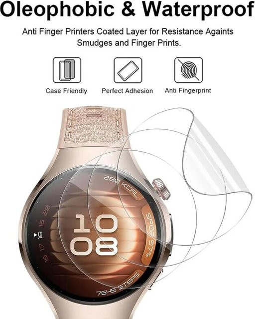Hydrogel Schutzfolie für Huawei Smartwatch GT5/GT5 Pro und Huawei Watch 5, transparent, Anti-Scratch - Bild 1