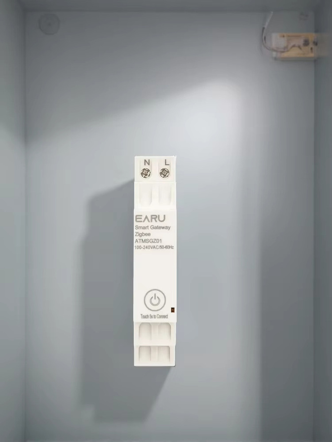 EARU Tuya Smart WiFi ZigBee 3.0 Gateway-Hub in Weiß zur Fernsteuerung und Automatisierung deiner Smart-Home-Geräte mit DIN-Schienenmontage - Bild 4