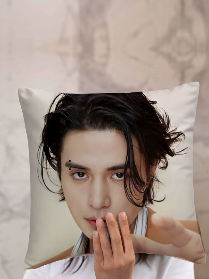 Kpop Lee Dong Wook Kissenbezug mit Grafikdesign, Farbe: Weiß, B/T: 40 x 40 cm - Bild 7