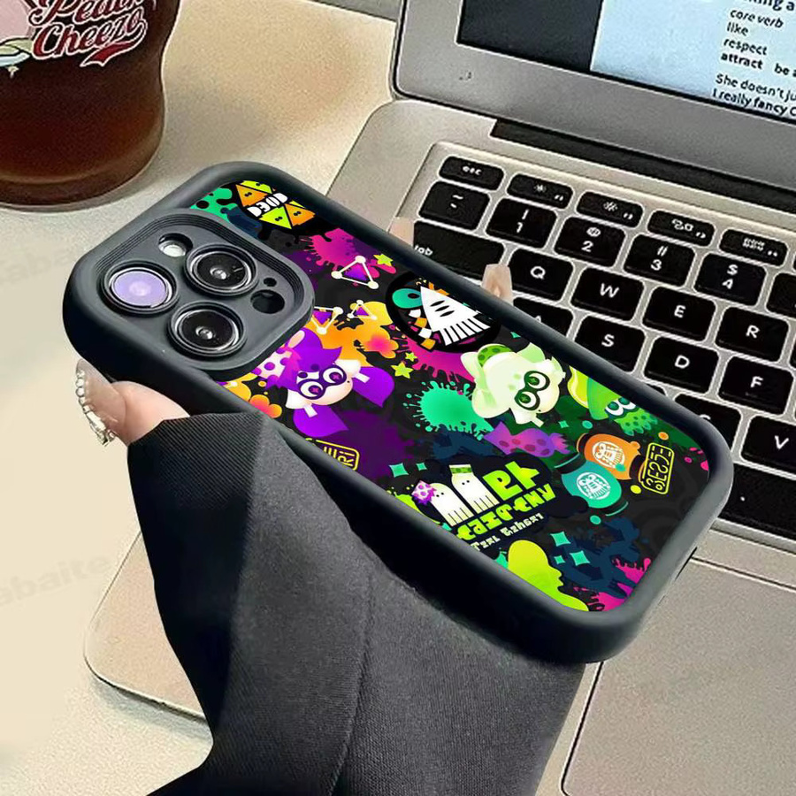 Game S Splatoon Handyhülle für iPhone 17 16 15 14 13 12 11 Pro Max Plus in Multicolour - Bild 5