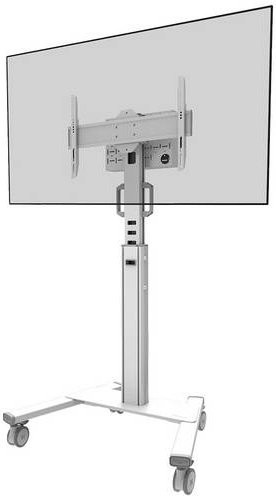 Neomounts FL50S-825WH1 TV-Rollwagen in Weiß für Fernseher von 94,0 cm bis 190,5 cm - Bild 1