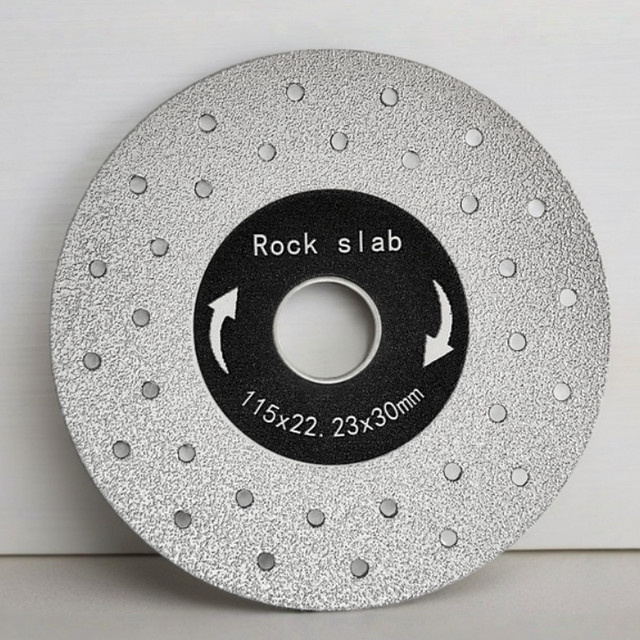 RSMXYO Diamant-Trennscheibe und Schleifscheibe für Keramikfliesen, Marmor und Glas, Durchmesser: 115 mm, Ultradünnes Sägeblatt mit Mehrloch-Schneideplatte - Bild 1