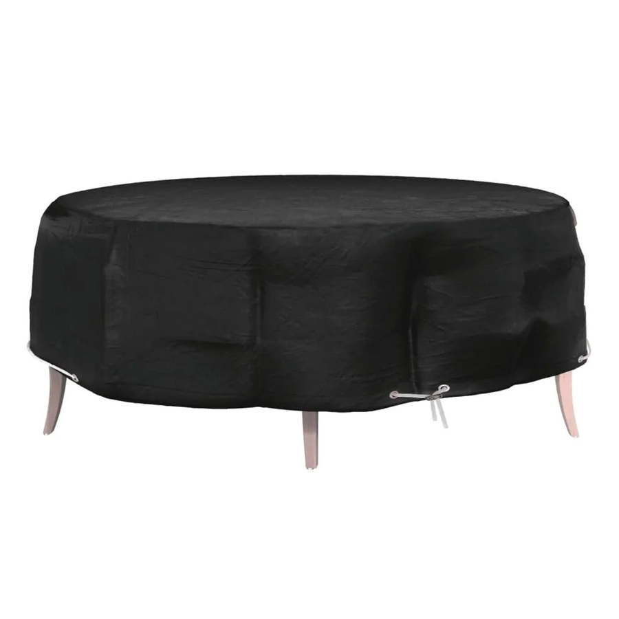 vidaXL Abdeckung für Lounge-Insel rund, Durchmesser: 188 cm, Höhe: 50 cm, mit 8 Ösen - Bild 2