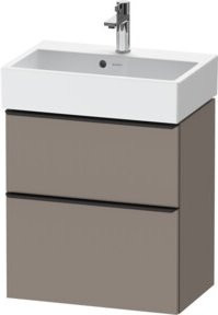 Duravit Waschtischunterschrank D-Neo Compact in Weiß und Grau, matt - Bild 1