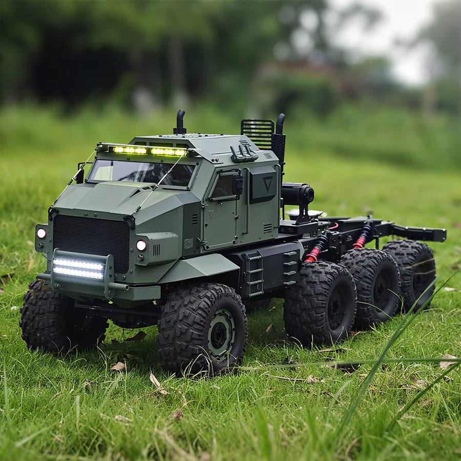 ST8 1/8 RC Truck Heavy Duty Off-Road Truck RTR Version, Metallmodell, mit Windenlicht und Soundsystem, Fernbedienung - Bild 3
